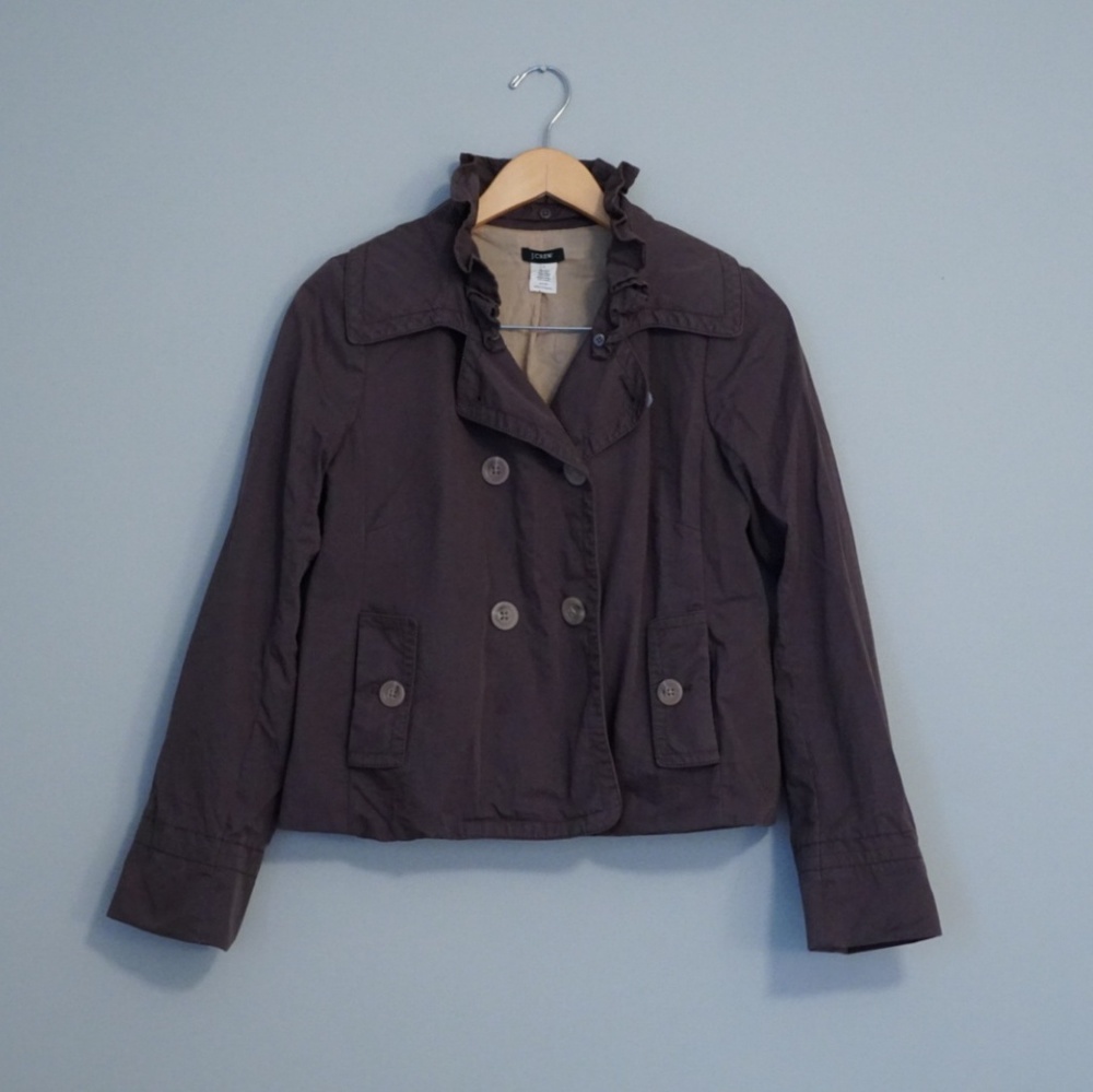 J. Crew Ruffle-collar Jacket